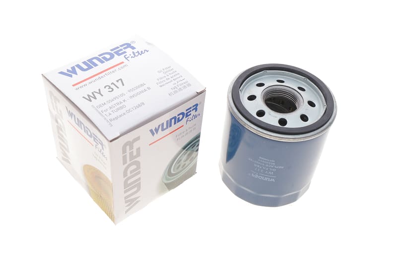 Фільтр масляний Opel Astra K/Insignia B 1.4/2.0 18- WUNDER FILTER
