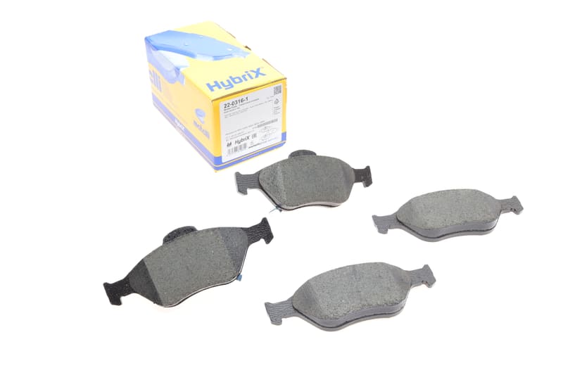 Колодки тормозные (передние) Toyota Yaris 1.0-1.4 05- METELLI