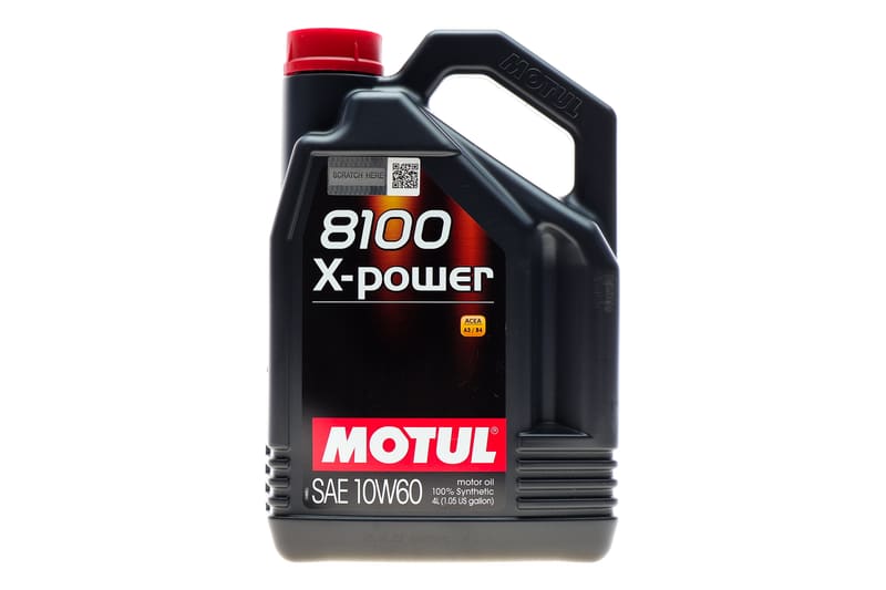 Масло 10W60 X-Power 8100 (4L) (106143) MOTUL