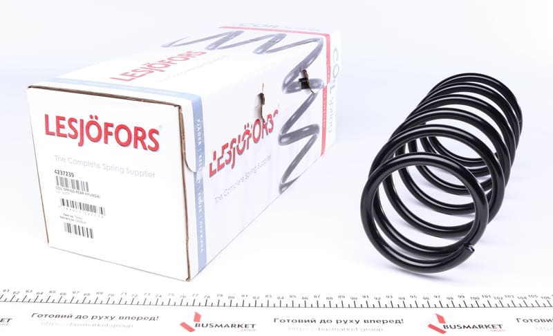 Пружина (задняя) Hyundai i10 1.1/1.1CRDi/1.2 07-13 (накл.зад.часть)  LESJOFORS