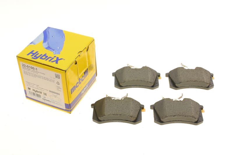 Колодки гальмівні (задні) VW Caddy 04-15/Golf 97-16/Passat B5 96-05/Skoda Fabia/Citroen/Peugeot 99- METELLI