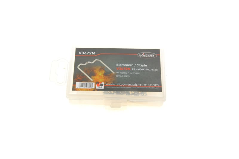 Скоба W-профиль Ø0,8 mm 100 ед. VIGOR