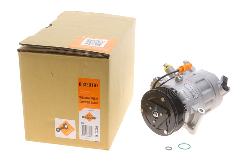 Компресор кондиціонера Audi A1/A3/Q2/Q3/Seat Leon/Skoda Fabia/VW Caddy/Golf 1.2-2.0D 14- NRF