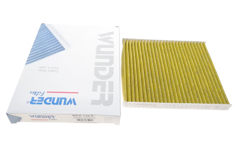 Фильтр салона Skoda Fabia/Roomster/VW Polo 99-10 (угольный) WUNDER FILTER