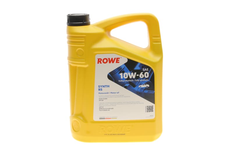 Олива 10W60 HIGHTEC SYNTH RS (5L) (BMW 83 12 0 029 683/Fiat 9.55535-H3)(ACEA A3/B4)(API SN/CF) ROWE