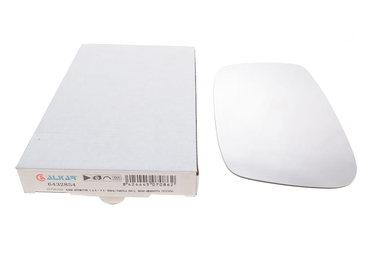 Скло дзеркала (з підігрівом) Citroen C8/Peugeot 807 02- (R) ALKAR