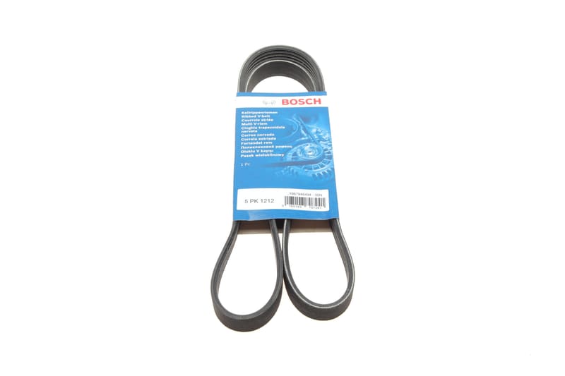 Ремень генератора Opel Combo/Astra G 1.4-1.8 98-10/Kia Ceed/1.4 14-/Hyundai i20/i30 1.4 14 (5PK1212) BOSCH