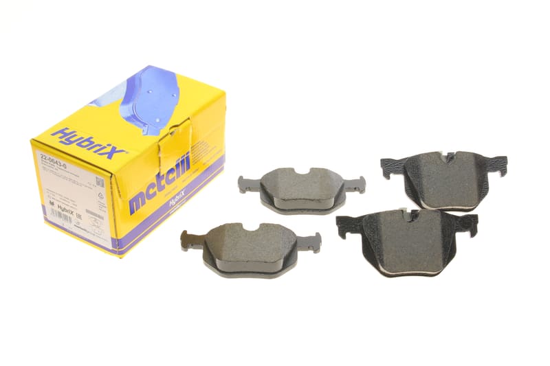 Колодки гальмівні (задні) BMW 3 (E90/E91/E92/E93) 04-13/X1 (E84) 09-15 METELLI