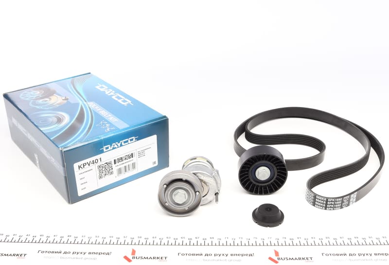 Комплект ременя генератора VW Caddy III 1.2TSI 09- (6PK1693) DAYCO