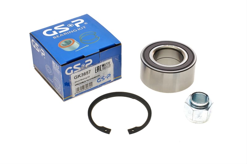 Підшипник маточини (передньої) Citroen C3/Peugeot 207/208 02- (37x72x33) (+ABS) (к-кт) GSP
