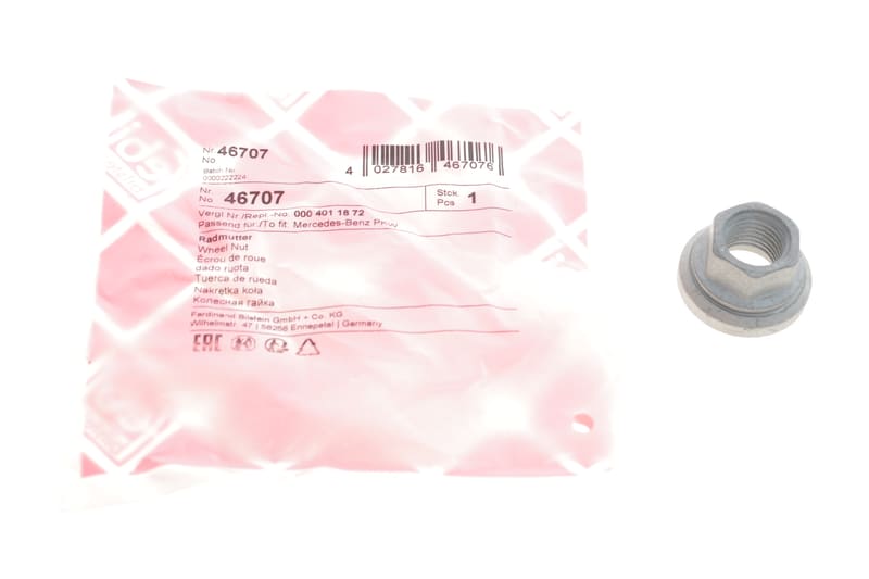 Гайка колісна MB Sprinter 509-519CDI/VW Crafter 50 06- (M14x1.5) FEBI BILSTEIN