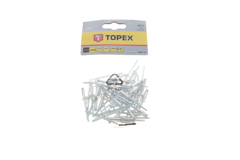 Заклепка Ø4х12,5 mm 50 од. TOPEX