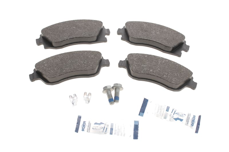Колодки тормозные (передние) Opel Combo 01-/Corsa C 00-09/Meriva A/Tigra 03-10 ICER