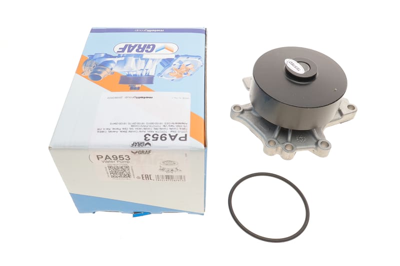 Помпа води Toyota Avensis 1.6/1.8 03-08/Corolla 1.4-1.8 VVT-i 02-13/Rav4 1.8 01-05 (B/B) (6 лоп) GRAF