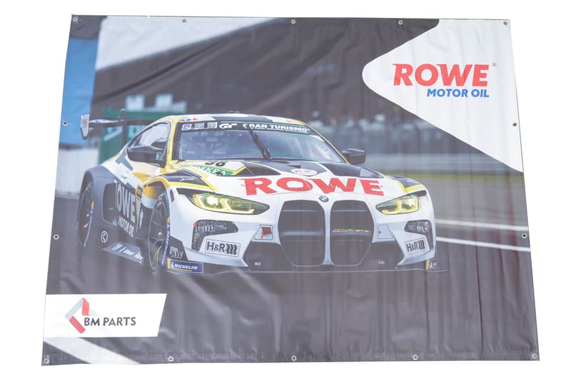 Банер ROWE з логотипом BM Parts (2000x1500мм) заміна на Banner ROWE and BM 2 ROWE