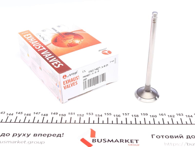 Клапан (випуск) Renault Clio/Kangoo/Twingo 1.2 96- (29.9x6x106.8) (вальцювання) AMP