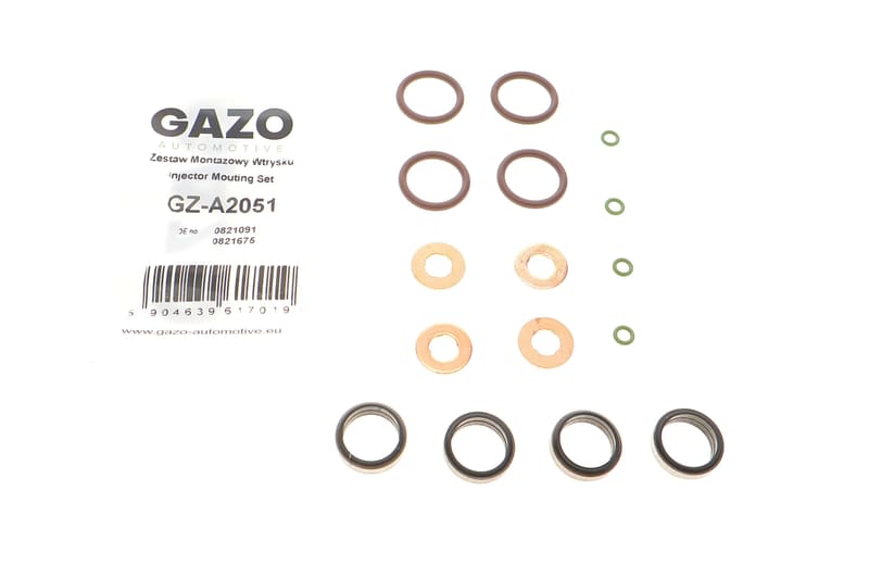 Ремкомплект форсунки Opel Astra G 2.0-2.2 DI 98-05 (к-к-т на 4шт) GAZO