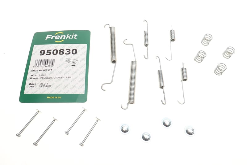 Комплект пружинок колодок ручника Renault Clio II/Logan/Peugeot 206/3008 98- FRENKIT