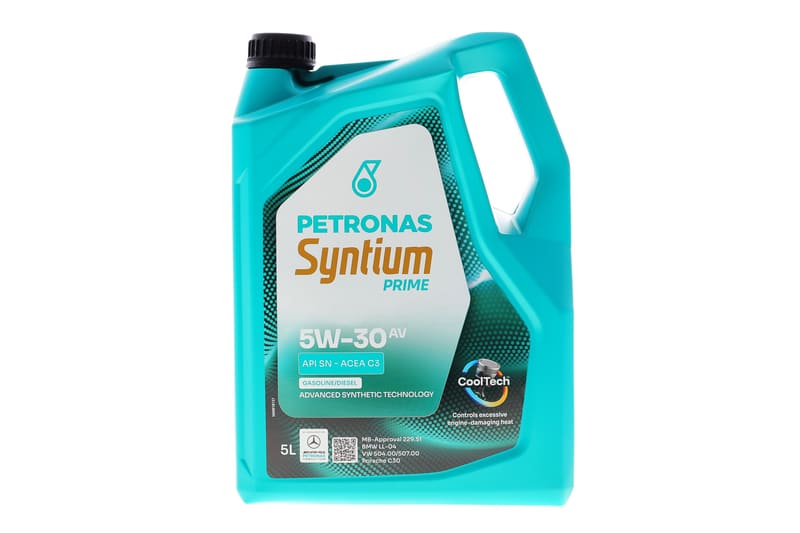 Олива 5W30 SYNTIUM PRIME AV (5L) (LL-04/VW 504 00/507 00/MB 229.51/Porsche C30) заміна для 70950M12EU PETRONAS