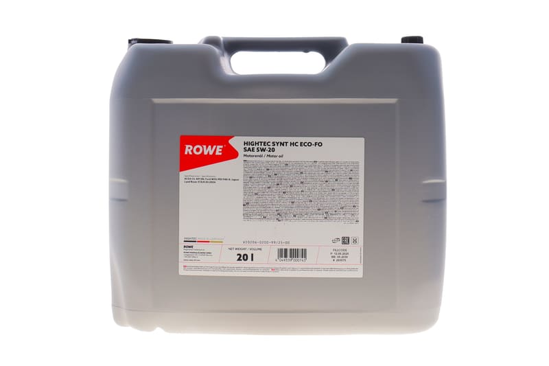 Олива 5W20 HIGHTEC SYNT HC ECO-FO (20L) (WSS-M2C948-B/STJLR.03.5004) (ACEA C5) (API SN) ROWE