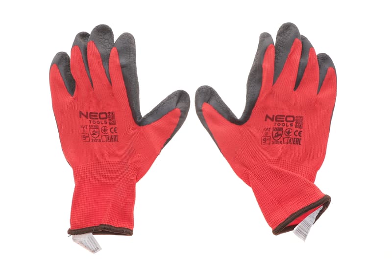 Рукавиці з латексним покриттям (крінкл) 3121x (L) NEO TOOLS