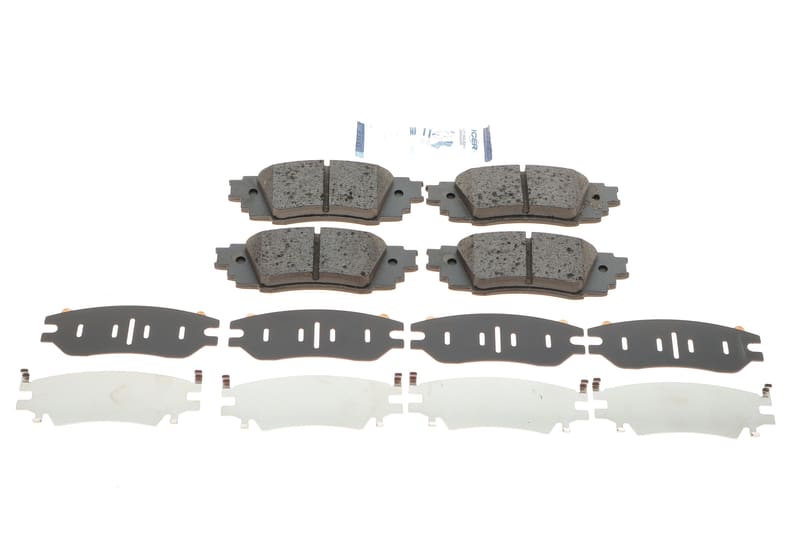 Колодки тормозные (задние) Toyota Camry 17-/Rav4/Lexus ES/UX 18-/RX 15- ICER