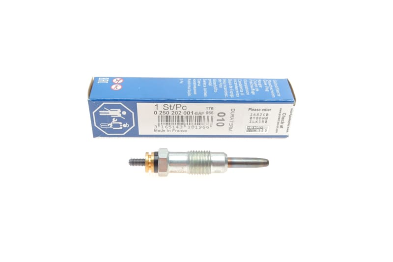 Свеча накала Fiat Ducato 2.5D 94-02 (M12x1.25) 11V BOSCH