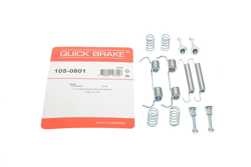Комплект пружинок колодок ручника BMW 3 (E46)/(E92) 1.6-3.0 98-13 (ATE) QUICK BRAKE