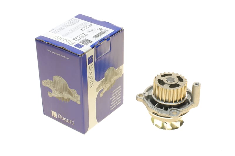 Помпа воды Audi A3/A4/Skoda Octavia/VW Caddy/Golf/Passat 1.6/1.8/2.0/FSI 96- (R/B)(7лоп) BUGATTI