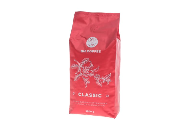 Кава смажена в зернах Classic (1кг) BM COFFEE