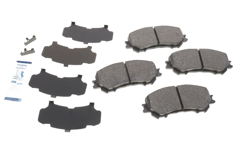 Колодки гальмівні (передні) Nissan Rogue 07-13/Qashqai II 13-/X-Trail 19-/Renault Kadjar 15- ICER