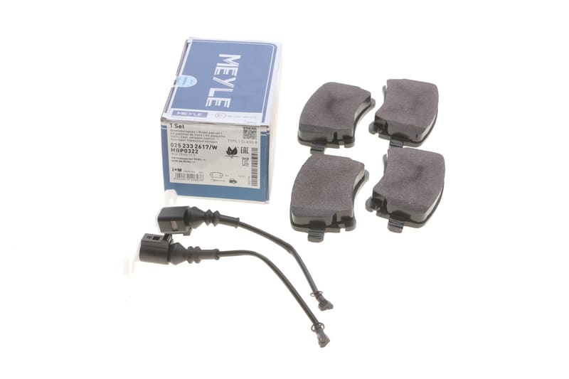 Колодки тормозные (задние) VW T5 03- (Lucas) (с датчиком)  MEYLE