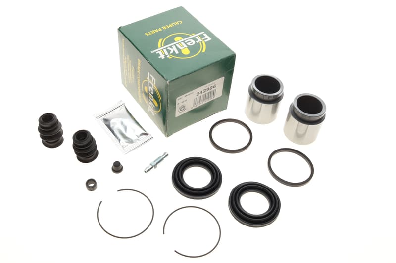 Ремкомплект супорта (переднього) Mitsubishi Galant 87-92 (d=42mm) (+2 поршня) (Akebono) FRENKIT