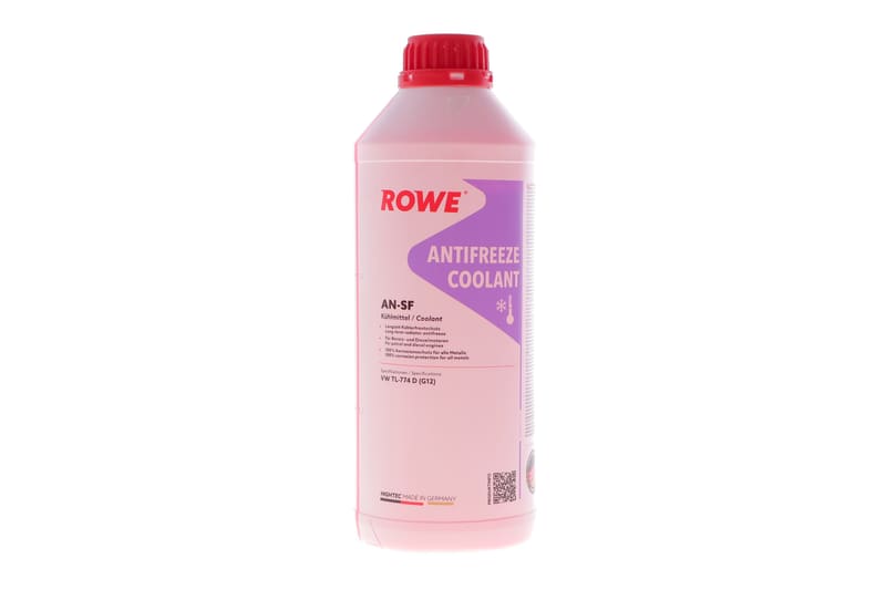 Антифриз (червоний) G12 HIGHTEC ANTIFREEZE COOLANT AN-SF (1.5L) (концентрат) ROWE