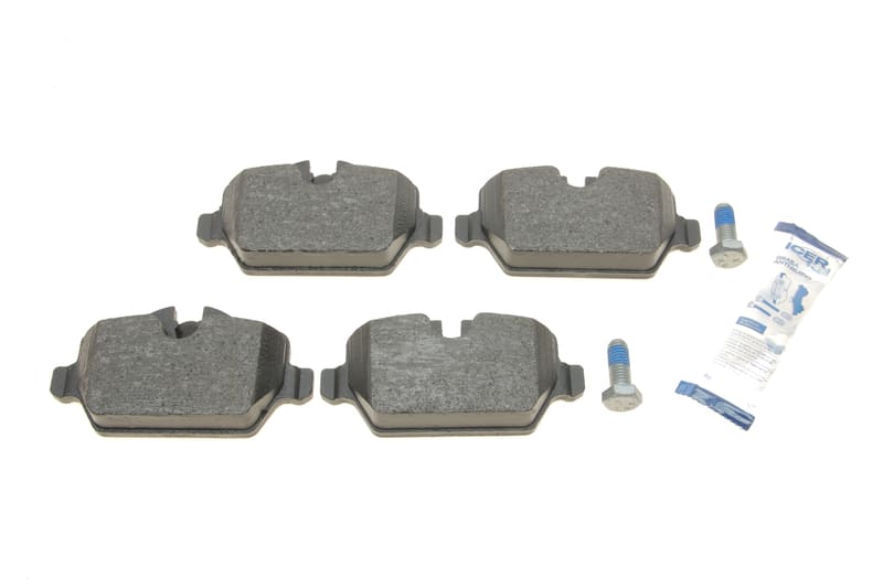 Колодки гальмівні (задні) BMW 1 (E81/E82/E87)/3 (E90/E91/E92/E93) 04-13 ICER