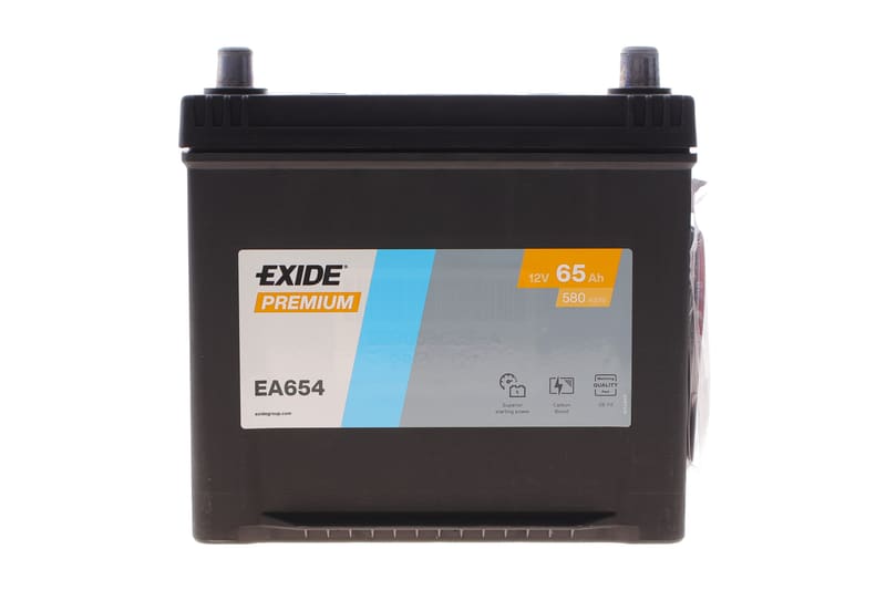 Аккумуляторная батарея 65Ah/580A (230x173x222/+R/B01) Premium Азия EXIDE