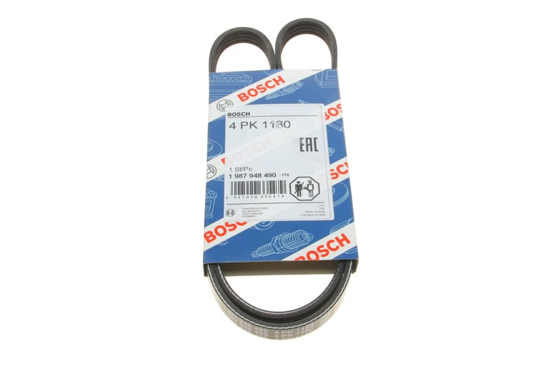 Ремень генератора Toyota Yaris 1.5/1.3 99-05 (4PK1180) BOSCH