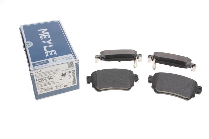 Колодки тормозные (задние) Nissan Qashqai/ X-trail/ Renault Kadjar/ Koleos 13- (TRW) MEYLE
