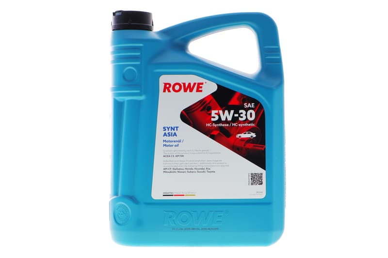Масло 5W30 HIGHTEC SYNT RS ASIA (4L) (ACEA C3/API SN) ROWE