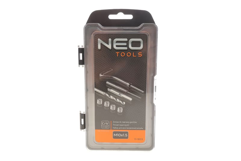 Набір інструментів для відновлення різьби М10x1.5 NEO TOOLS