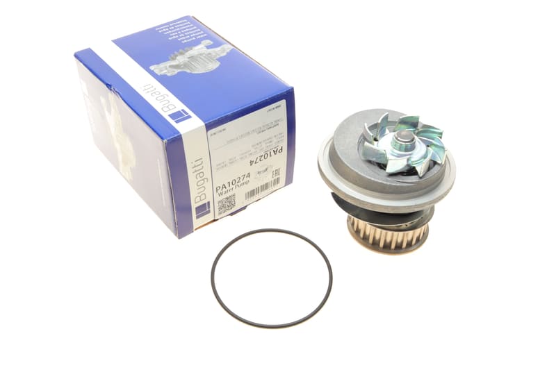 Помпа воды Opel Astra F/Kadett E/Omega A/Vectra A/Ascona C 1.6/1.8/2.0 84-98 (B/B)(8 лоп) BUGATTI
