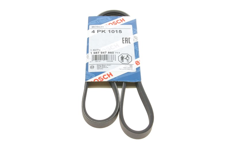 Ремінь генератора Renault Mascott 99-05/Iveco Daily 99-06/Mazda 323 89-96/MX-3 93-98 (4PK1015) BOSCH