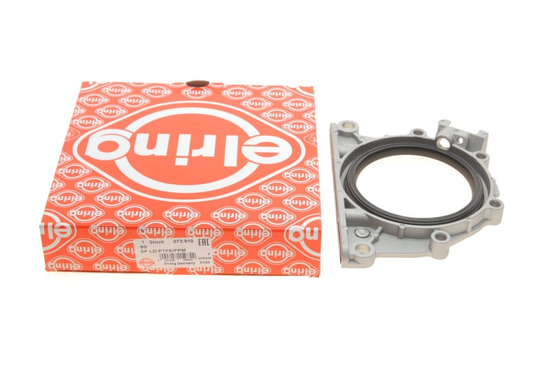 Сальник коленвала (задний) BMW 3 (E90/E46)/5 (E60/E61) 2.0/3.0 d 01-11 (90x110) (с корпусом) ELRING
