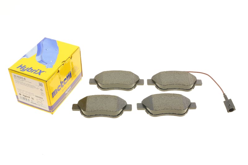 Колодки гальмівні (передні) Citroen Nemo 10-/Peugeot Bipper/Fiat 500/500C 08-/Punto 12- (+датчики) METELLI