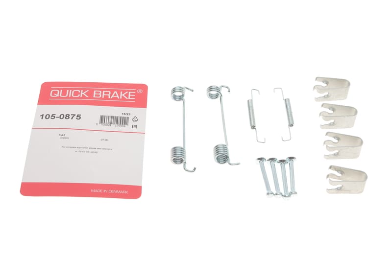 Комплект пружинок колодок ручника Citroen Jumper/Fiat Ducato 06- (Bendix) (172x41) QUICK BRAKE