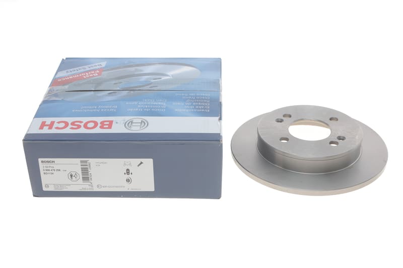 Диск тормозной (задний) Hyundai i10 08-17/Kia Picanto 04- (234x10) заменен на 0 986 479 B95 BOSCH