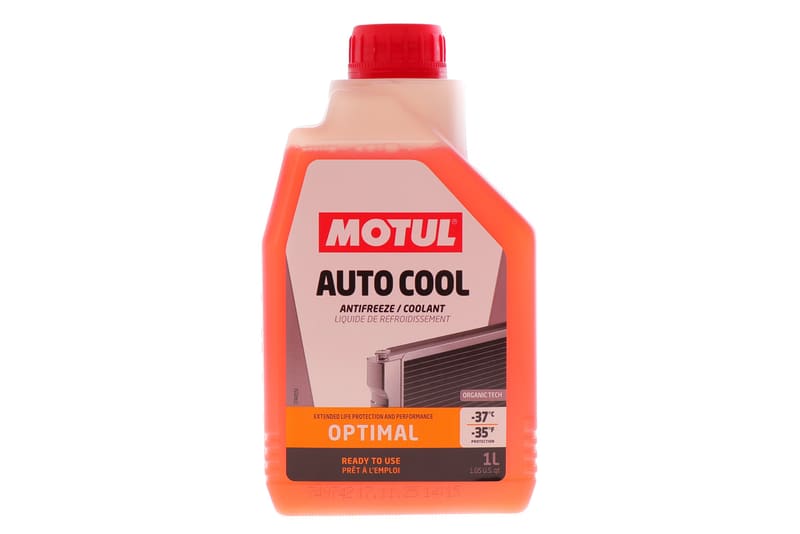 Антифриз (оранжевий) G12/G12 + (1L) Auto Cool Optimal (-37°C) (112620/111051) MOTUL