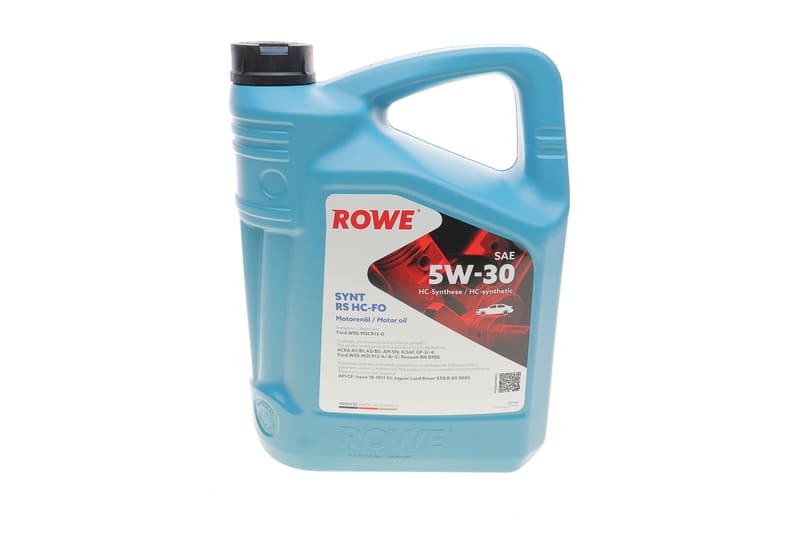 Олива 5W30 HIGHTEC SYNT RS HC-FO (5L) (WSS-M2C913-D/ILSAC GF-3/-4/RN 0700/18-1811 S1/STJLR.03.5003) ROWE