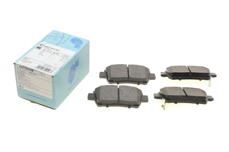 Колодки гальмівні (передні) Toyota Corolla 01-08/Prius 00-04/Yaris 99-05 BLUE PRINT