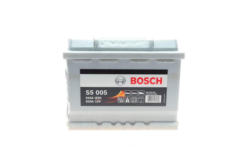 Акумуляторна батарея 63Ah/610A (242x175x190/+R/B13) BOSCH